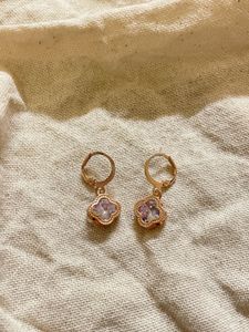 Elegant Clover Stud Earrings