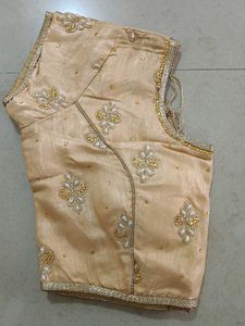 Readymade Beige Embroidered Blouse