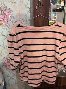 Striped Crop Top