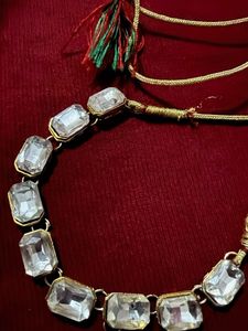 Stunning Rectangle Crystal Necklace