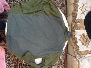 Men's Green &amp; Grey Color Block Jacket