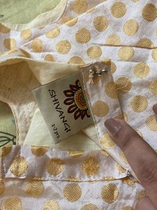 Organza Silk Pavadai Set For Girls