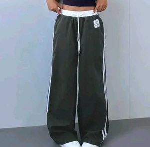 Wide Leg Track Pants