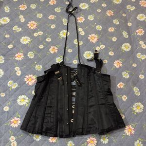 Black Corset Top with Skirt
