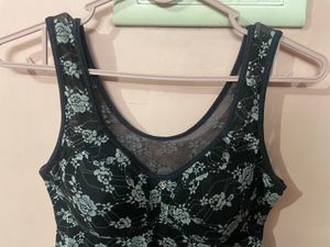 Black Lace Sheer CamiTop