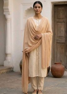 Elegant Off-White Dupatta
