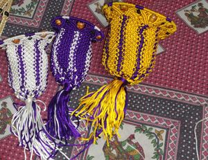 Handmade Macrame Hanging Baskets