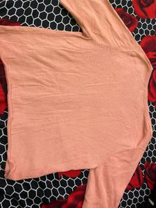 Cute Coral Cropped T-Shirt