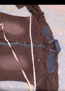 Men's Dark Washed Denim Shirt