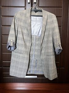 Stylish Plaid Blazer