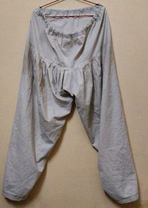 Light Grey Pleated Palazzo Pants