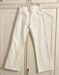Marks &amp; Spencer White Flare Leg Jeans
