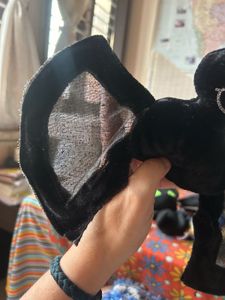 Halloween Good luck bunny wreath and bat