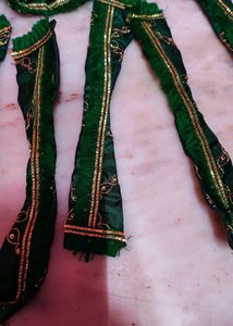 Hindu Deity Idols with Green Outfits