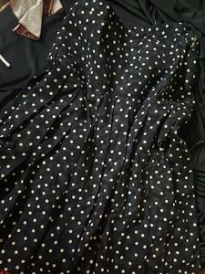Classic Polka Dot pleated  skirt