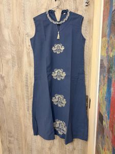 Blue Kurta Set with Dupatta