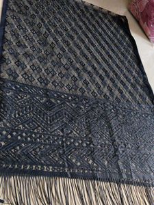 Elegant Black Net Dupatta