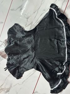 Black &amp; White Maid Outfit Dress