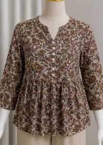 Women’s boho Peplum Top