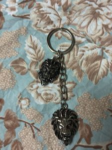 Lion Head Keychain