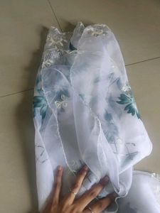Teal Embroidered Kurti