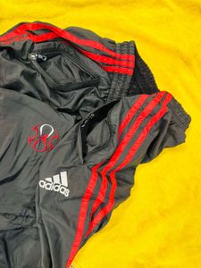 Adidas Track Pants - Red Stripes