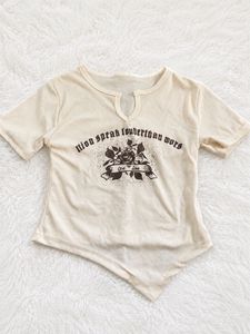 Cream Graphic Tee