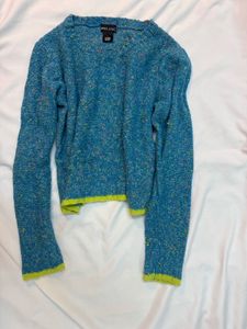 Wet Seal Blue Knit Sweater