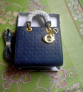 Elegant Navy Blue Handbag