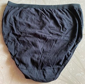New Fruit of the Loom Imported Black Cotton Brief