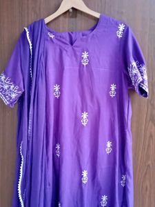 Vibrant Purple Kurta Set