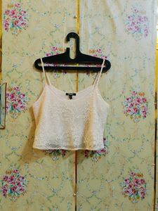 🇳🇿💫🎀 Turkey made baby pink Lace Camisole Top