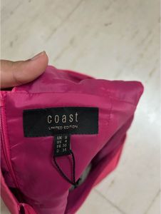 Hot Pink One-Shoulder Statement Crop Top