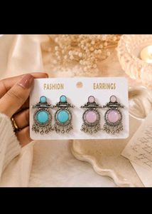 Elegant Pearl Drop Earrings combo