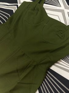 Stylish Olive Green Jumpsuit