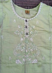 # for beautiful girls  Embroidered Kurta