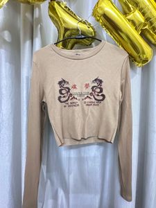 Dragon Graphic Long Sleeve Top