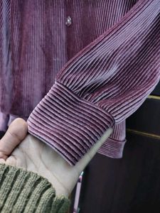 Stylish Girls' Velvet Turtleneck Top