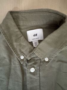 H&amp;M Light Green Shirt