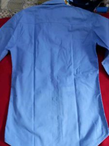 Superdry Men's Light Blue Casual thick Shirt