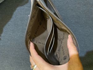 Stylish Grey Zip-Around Wallet
