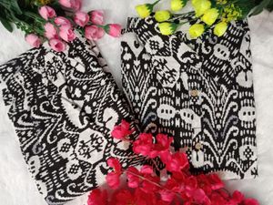 Black &amp; White Ikat Print Co-ord set