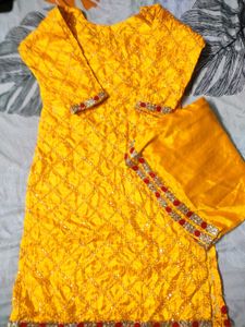 Vibrant Yellow Kurta Set