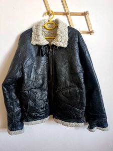 Shearling Lined Learher Jacket