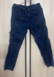 Stylish Blue Cargo Pants