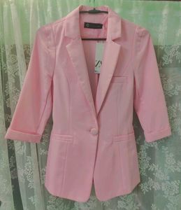 Baby Pink Korean Blazer 🩷