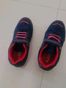 Blue & Red Sports Shoes