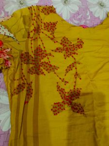 embroidered kurta set