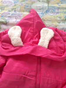 Imported Cozy Pink Puffer bodysuit