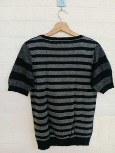 Striped Short Sleeve Top